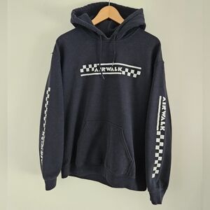 Airwalk Hoodie Mens Medium Long Sleeve Hooded Sweatshirt Skateboard Skate Y2K
